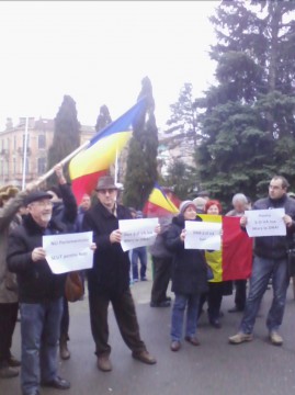 Protest împotriva imunităţii parlamentare, la Constanţa